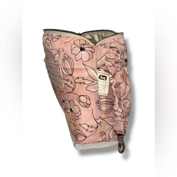 🤍Lug Flare 2 Crossbody bag with 2 straps Silver Quilted RFID - Picture 13 of 15